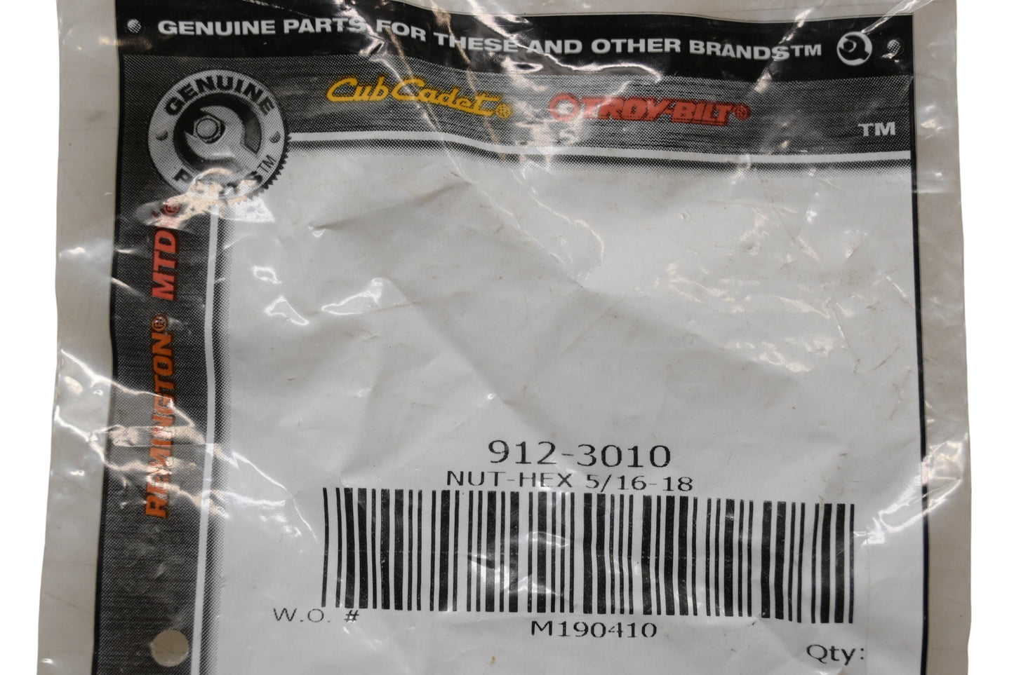 Cub Cadet 912-3010 Hex Nut 5/16-18 NOS