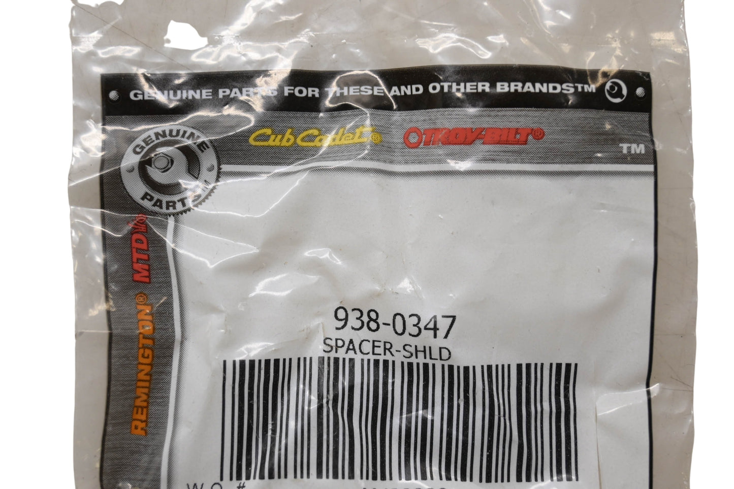 Cub Cadet 938-0347 Shoulder Spacer NOS