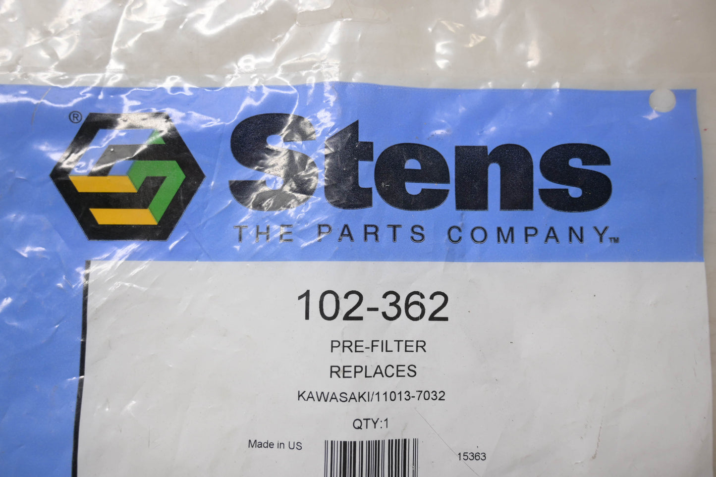 Stens 102-362 Pre-Filter NOS