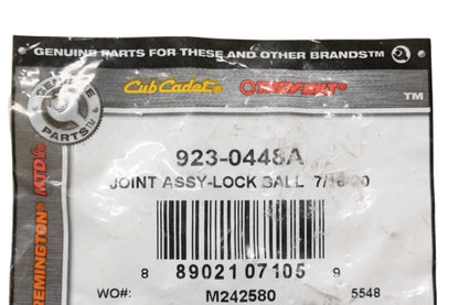 Cub Cadet 923-0448A Lock Ball Joint Assembly NOS