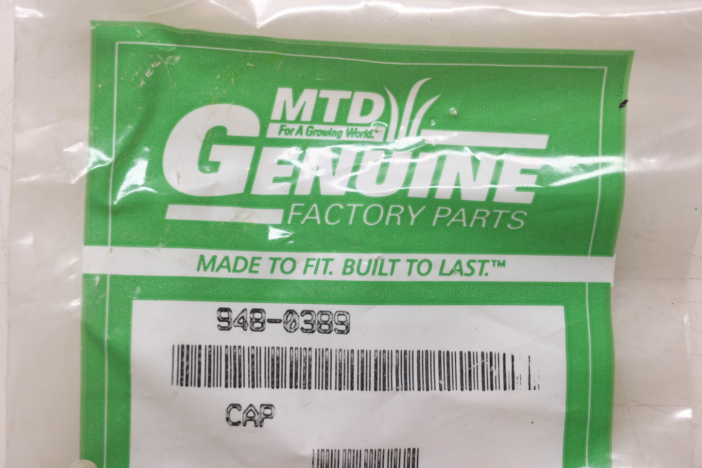 MTD 948-0389 Cap NOS