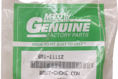 MTD 951-11112 Choke Control Bracket NOS
