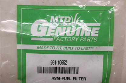 MTD 951-10652 Fuel Filter Assembly NOS