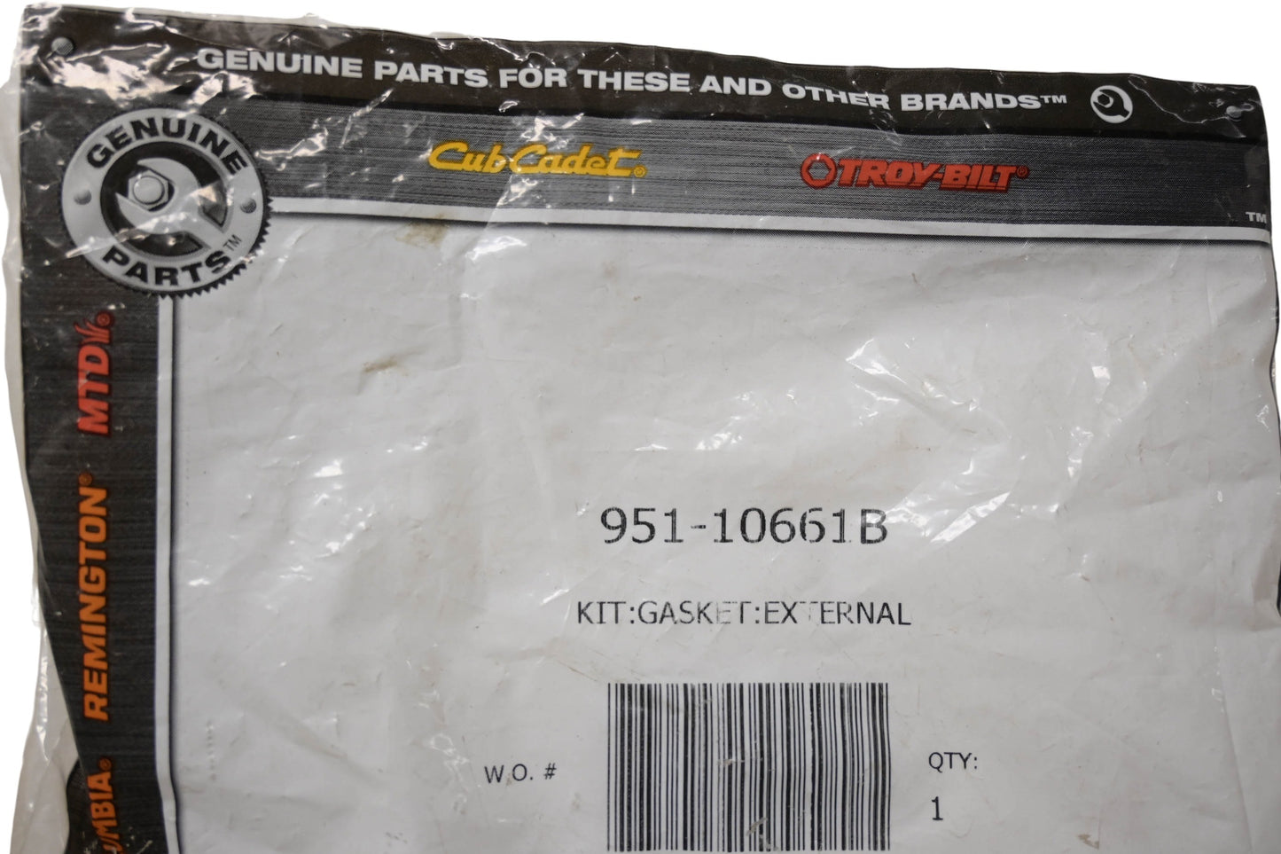 Cub Cadet 951-10661B External Gasket Kit NOS