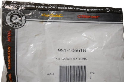 Cub Cadet 951-10661B External Gasket Kit NOS