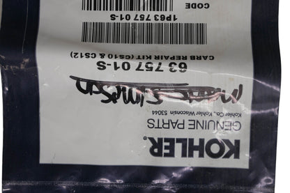 Kohler 63 757 01-S Carburetor Repair Kit NOS