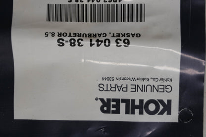 Kohler 63 041 38-S Carburetor Gasket NOS