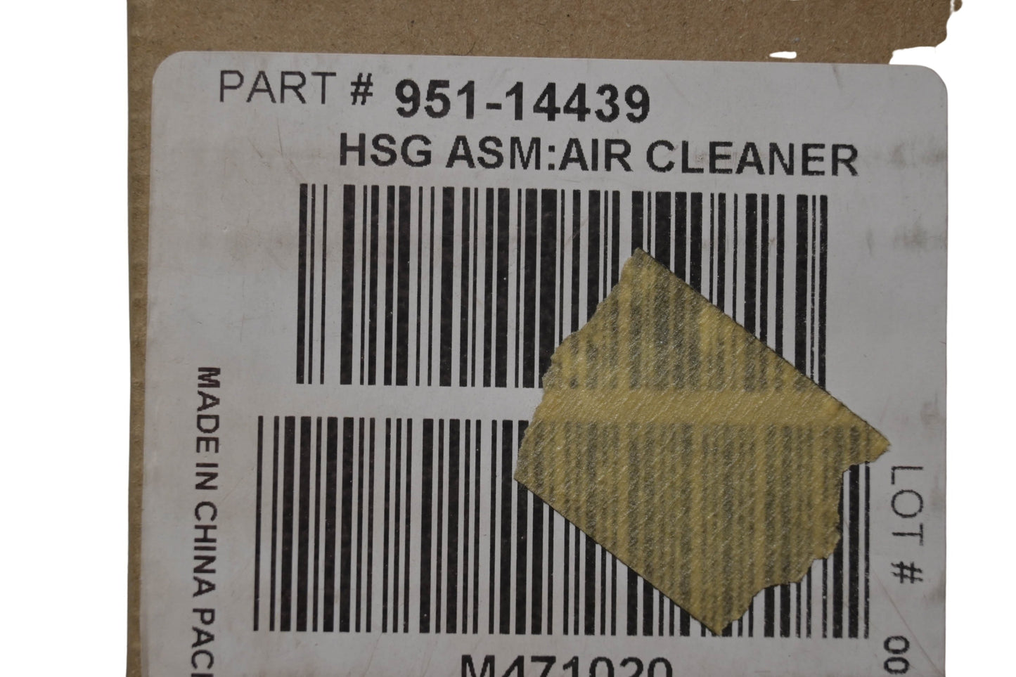MTD 951-14439 Air Filter Housing NOS