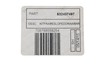 New OEM Husqvarna 532437497, 437497 Drawbar Frame Kit NOS