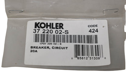 Kohler 37 220 02-S Circuit Breaker NOS