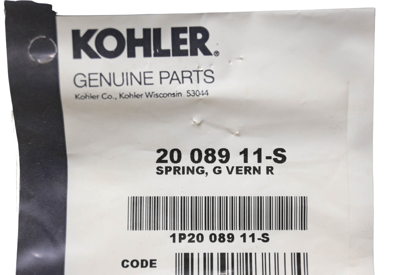 Kohler 20 089 11-S Governor Spring NOS