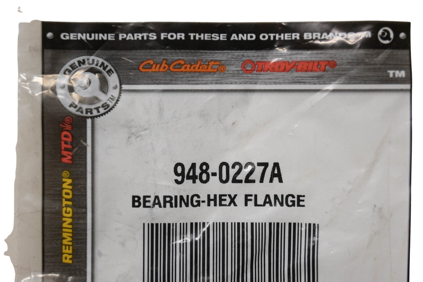 Cub Cadet 948-0227A Hex Flange Bearing NOS