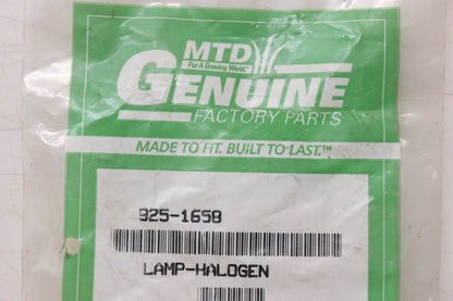 MTD 925-1658 Halogen Lamp NOS