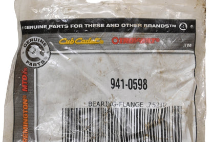 Cub Cadet 941-0598 Flange Bearing NOS
