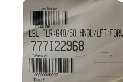 MTD 777I22968 Tiller Label NOS