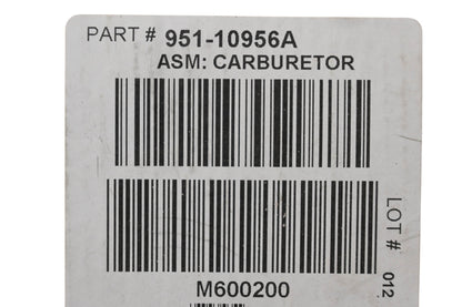MTD 951-10956A Carburetor Kit NOS