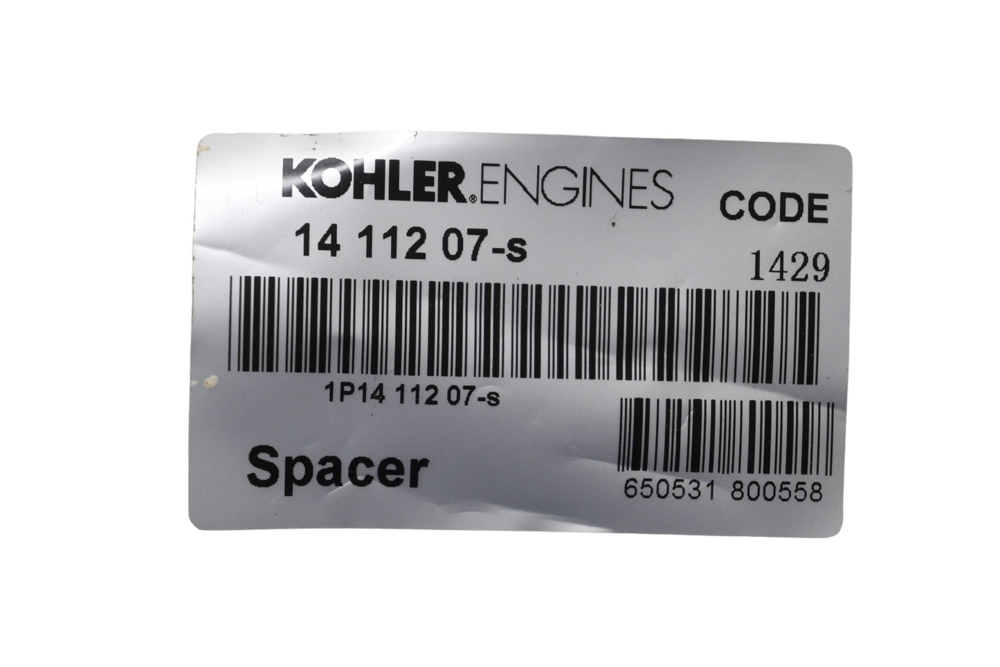 Kohler 14 112 07-S Spacer NOS
