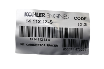 Kohler 14 112 13-S Carburetor Spacer Kit NOS