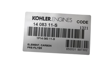 Kohler 14 083 11-S Pre-Filter Element NOS