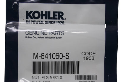 Kohler M-641060-S Flange Nut M6X1.0 NOS