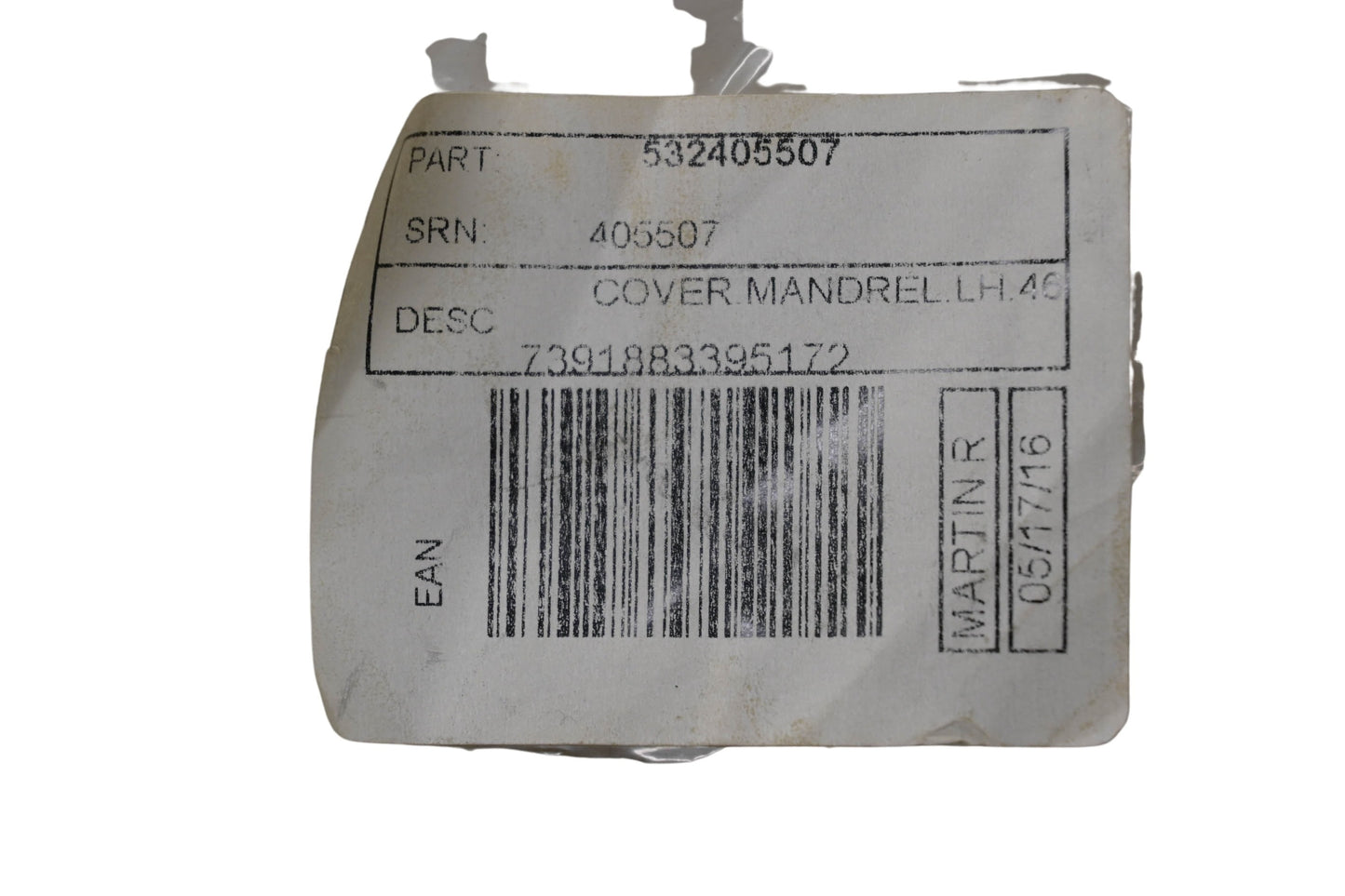 New OEM Husqvarna 532405507 Mandrel Cover NOS