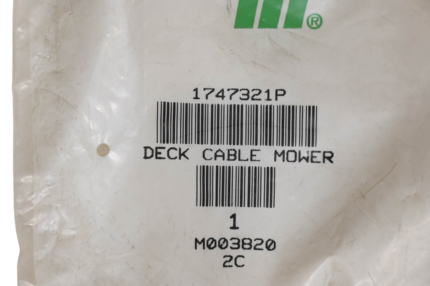 MTD 1747321P Deck Cable Mower NOS