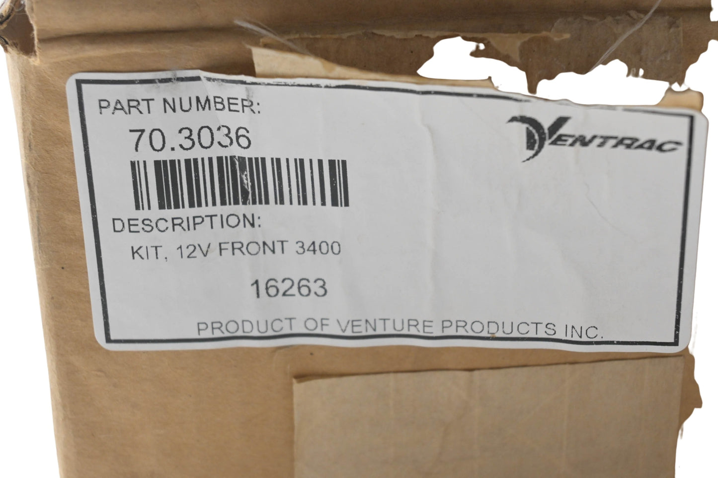 Ventrac 70.3036 12V Front Kit NOS