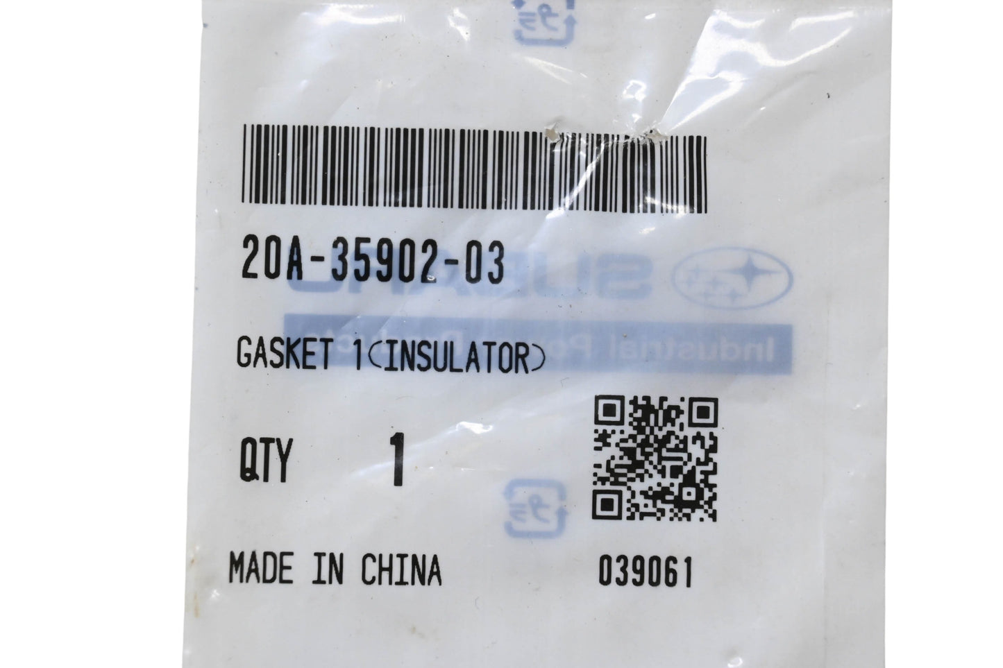 Subaru 20A-35902-03 Insulator Gasket NOS
