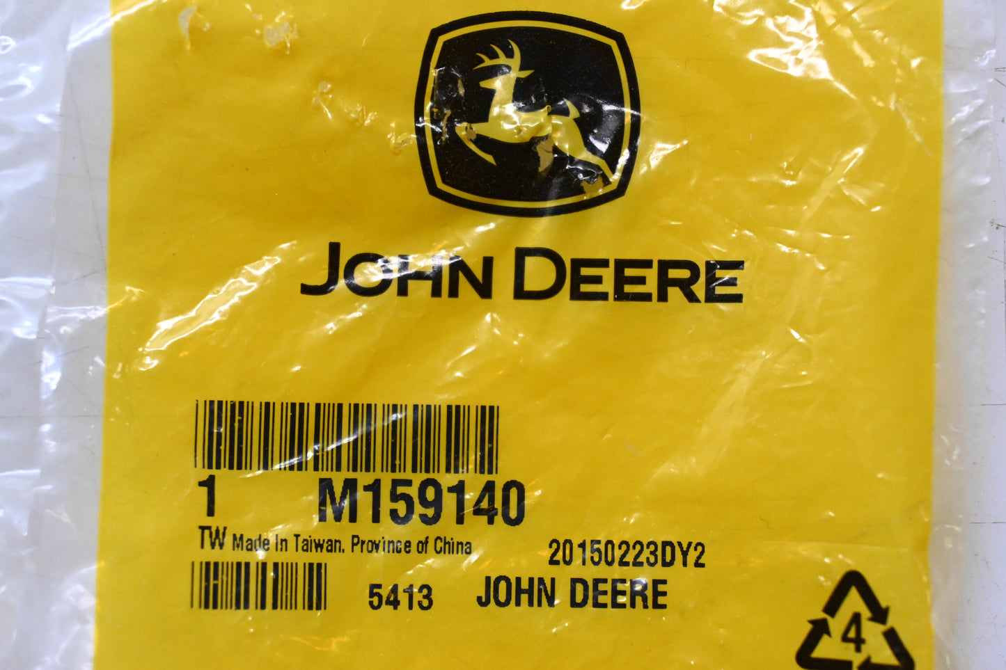 New OEM John Deere M159140 Lock Nut NOS