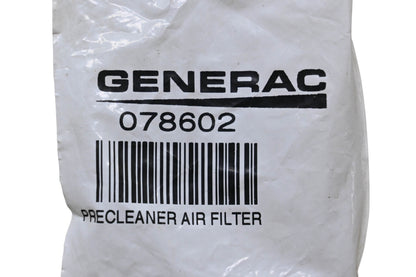 Generac 078602 Pre-Cleaner Air Filter NOS