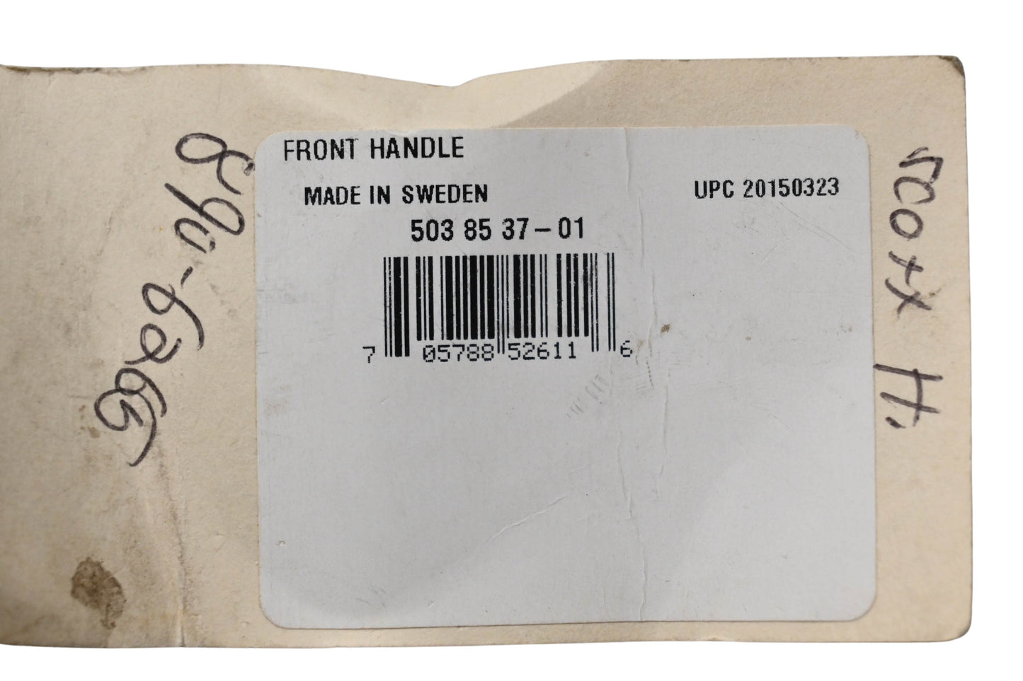 New OEM Husqvarna 503853701, 503 85 37-01 Front Handle NOS