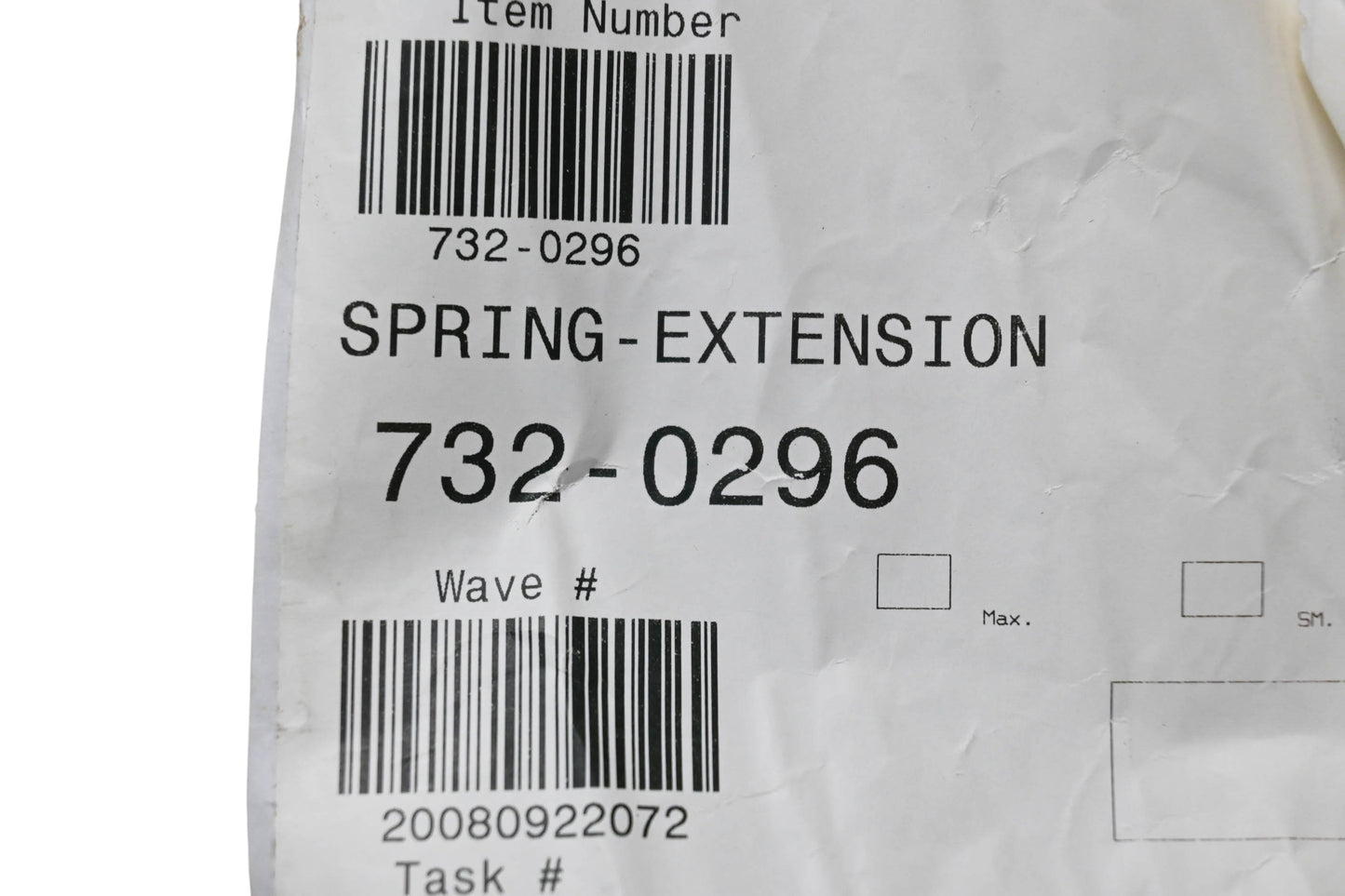 MTD 732-0296 Extension Spring NOS