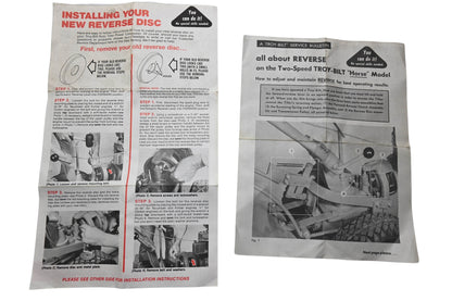 Troy-Bilt 2732, 1072 Reverse Disc for Tiller NOS