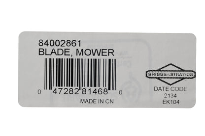 New OEM Briggs & Stratton 84002861 Mower Blade NOS