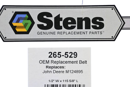 Stens 265-529 Replacement Belt NOS