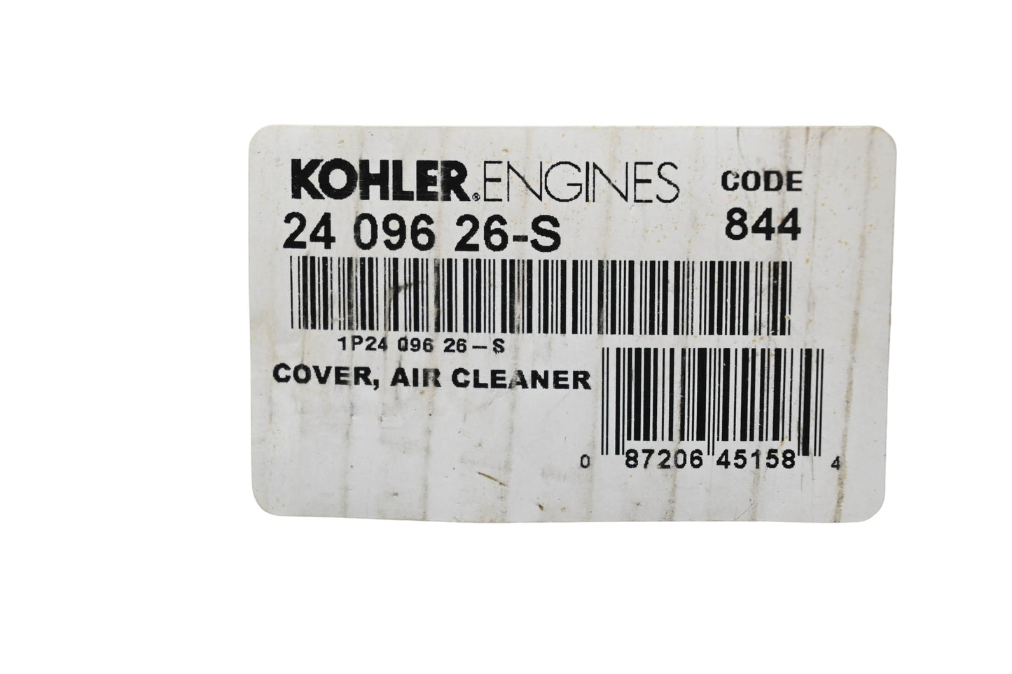Kohler 24 096 26-S Air Cleaner Cover NOS