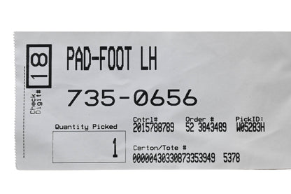 MTD 735-0656 Foot Pad Left Hand NOS
