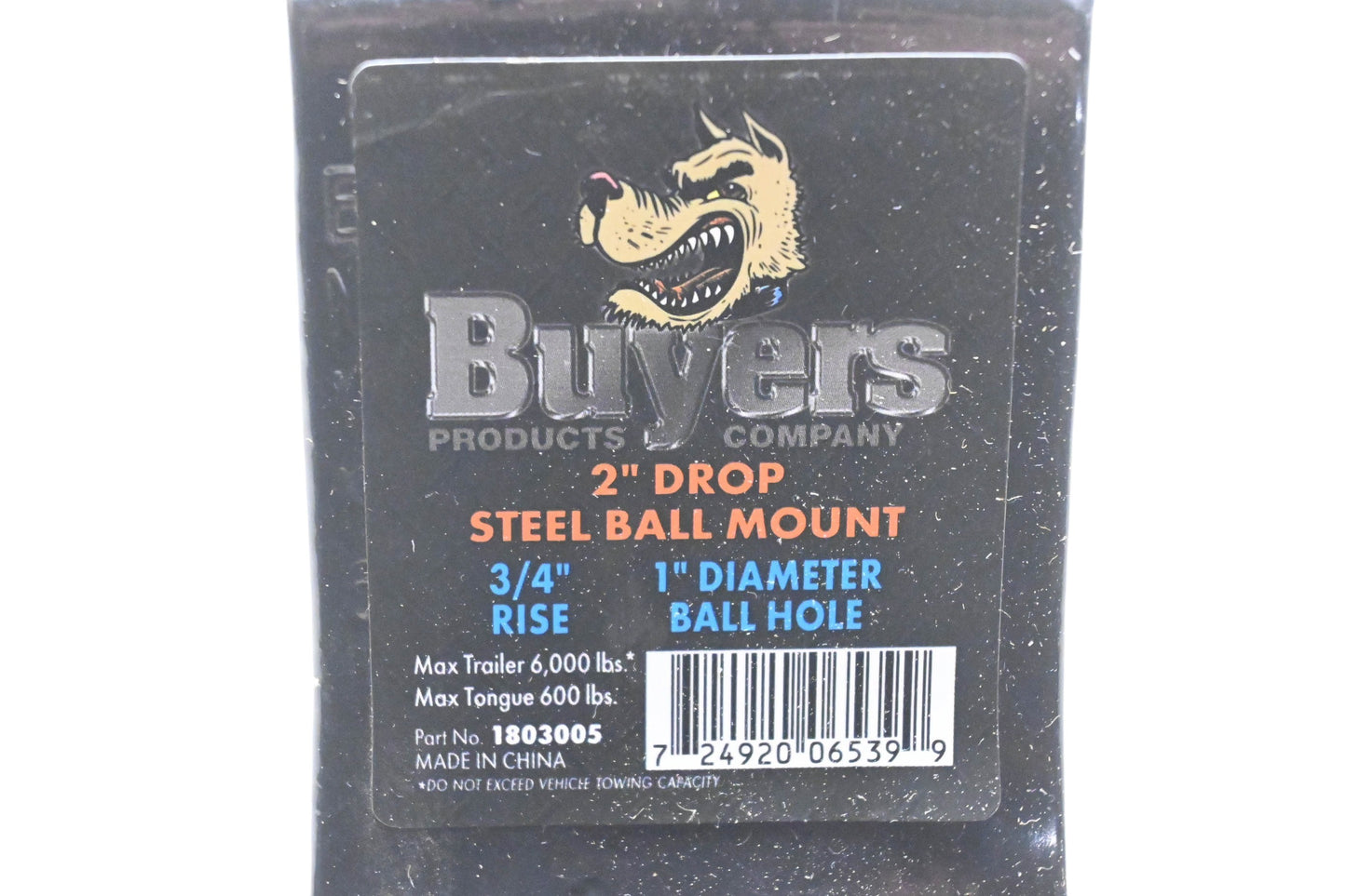 Buyers 1803005 Steel Ball Mount NOS