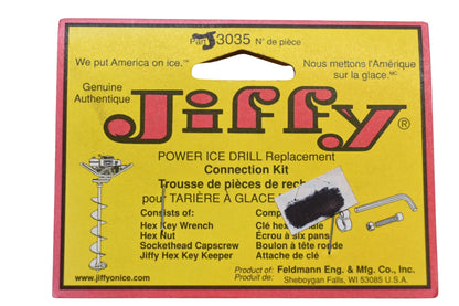 Jiffy 3035 Power Ice Drill Connecting Kit NOS
