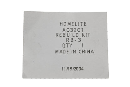Homelite A03901 Carburetor Repair Kit NOS