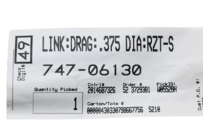 MTD 747-06130 Drag Link NOS