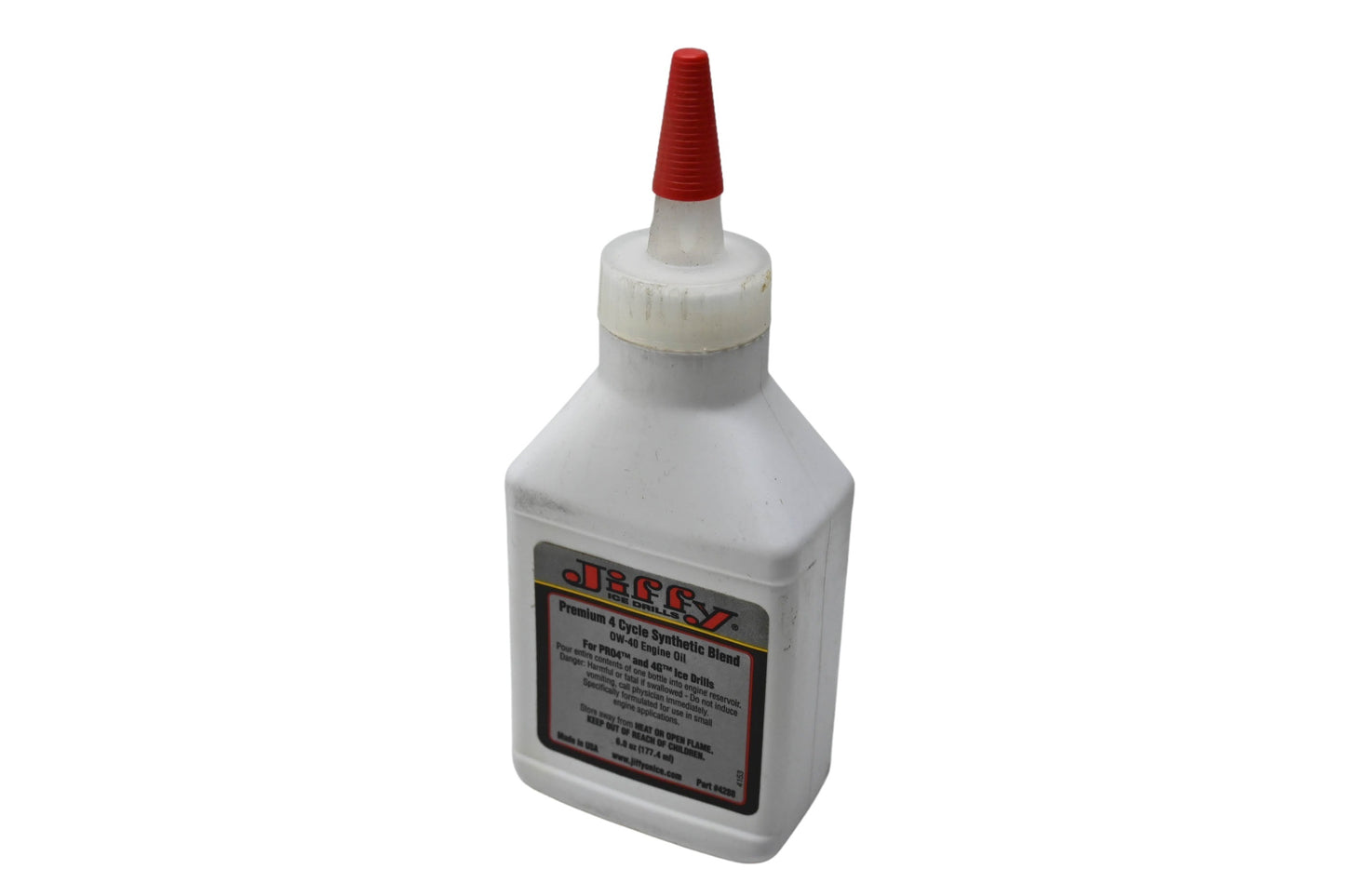 Jiffy 4288 Premium 4 Cycle Synthetic Blend OW-40 Engine Oil 6oz NOS