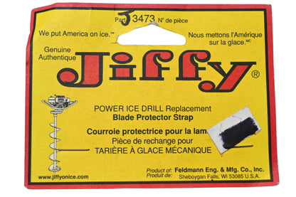 Jiffy 3473 Power Ice Drill Replacement Blade Protector Strap NOS