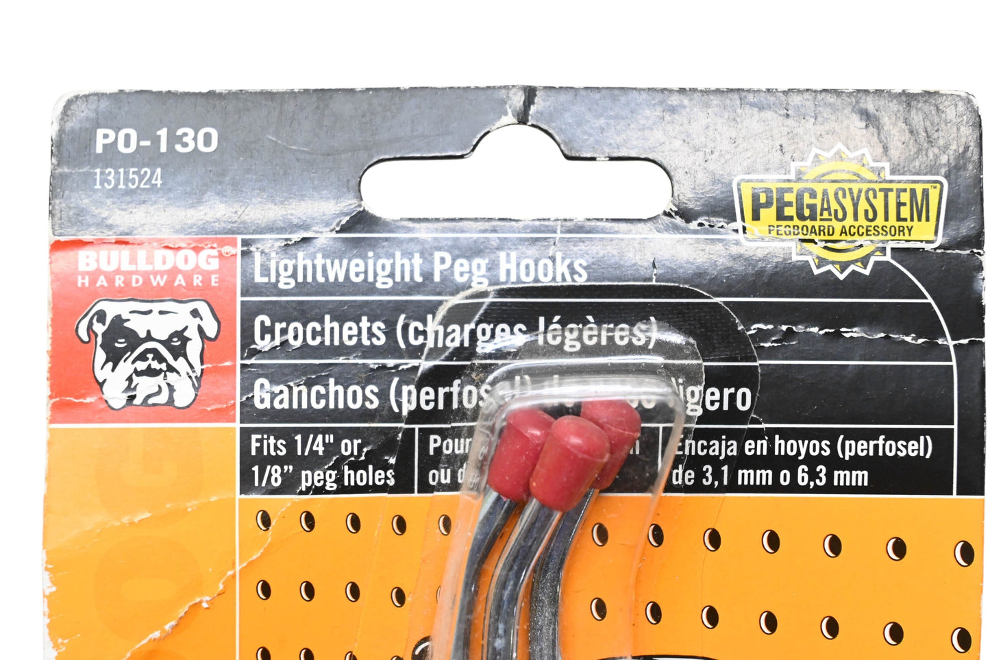 Bulldog PO-130, 131524 Lightweight Peg Hooks NOS