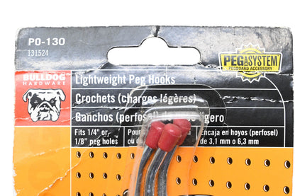Bulldog PO-130, 131524 Lightweight Peg Hooks NOS