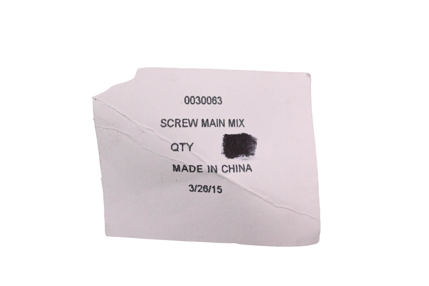 Zama 0030063 Screws Qty 2 NOS