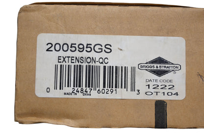 New OEM Briggs & Stratton 200595GS Quick Connect Extension Wand NOS