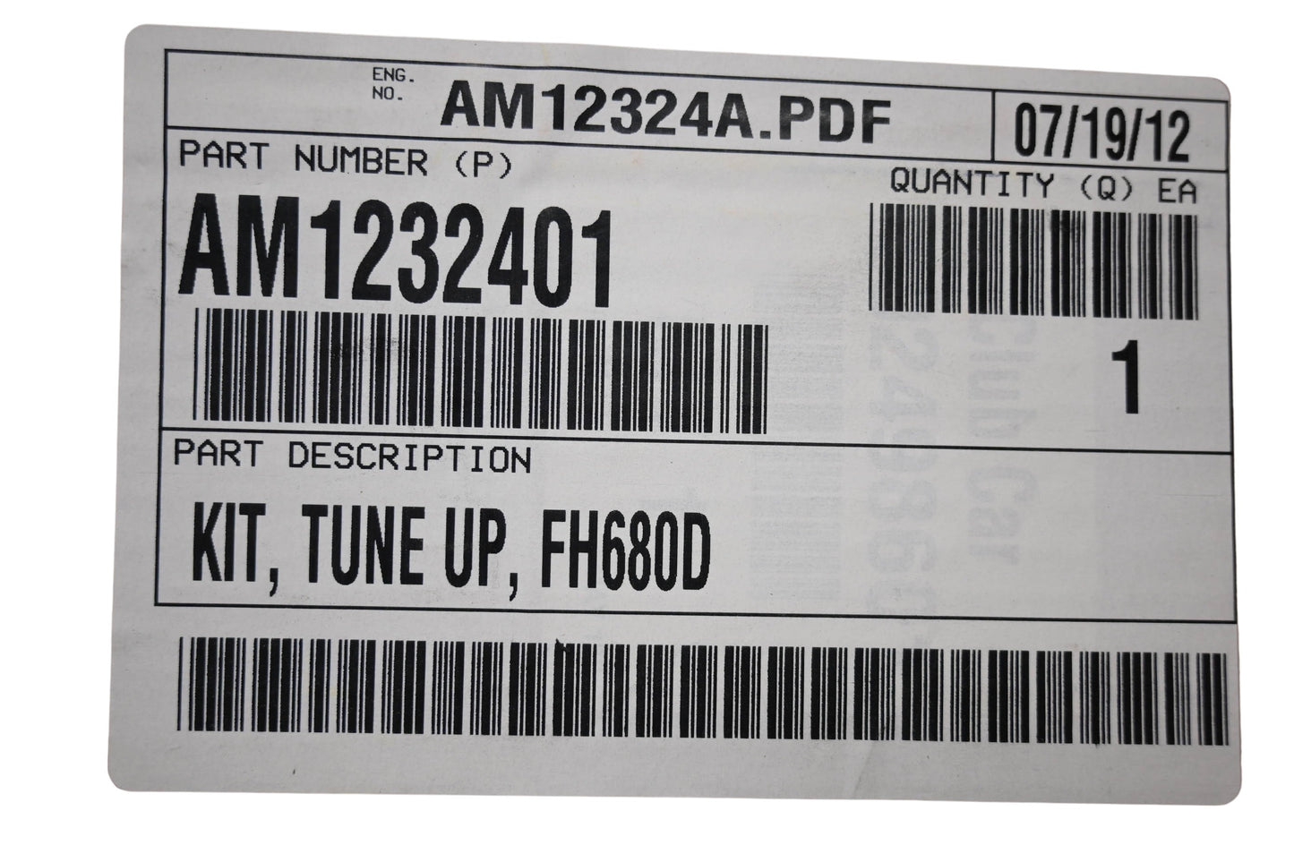 Club Car AM1232401 Air Filter NOS