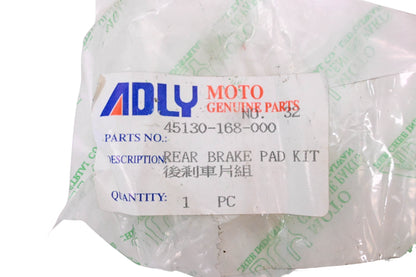 Adly 45130-168-000 Moto Rear Brake Pad Kit NOS