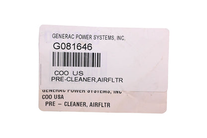 Generac G081646 Pre-Filter NOS